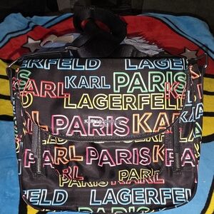 Karl Lagerfeld Multicolor Logo Crossbody Bag